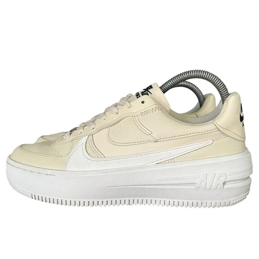 Nike Air Force 1 Shadow SE Ivory White Platform Sneakers Women Size 8 DJ9946-200